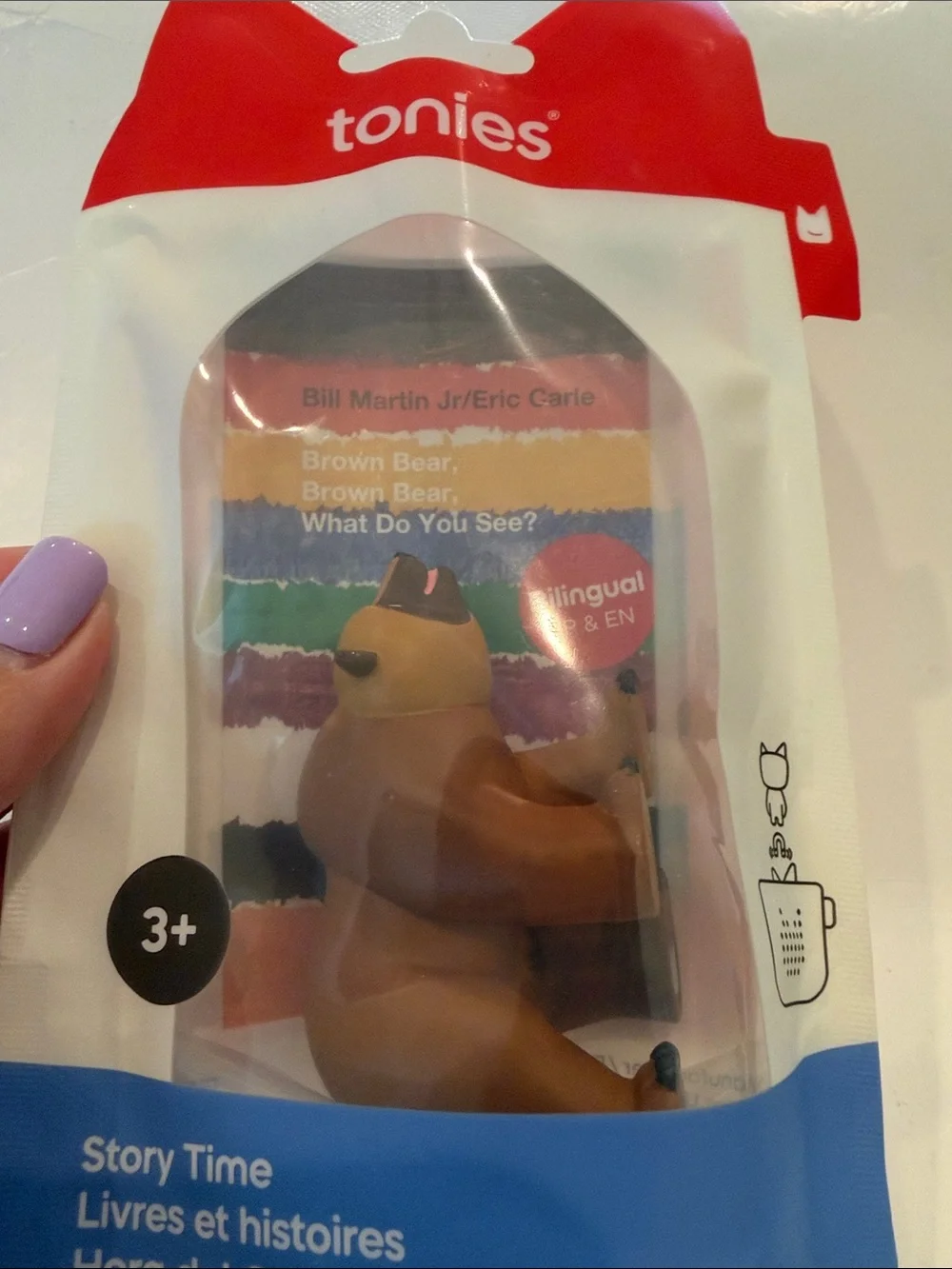 NWT Tonies Brown Bear Story Time Figure